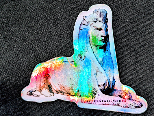 Golden Gate Park Sphinx Holographic Sticker